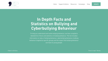 Facts and Statistics on Bullying and Cyberbullying