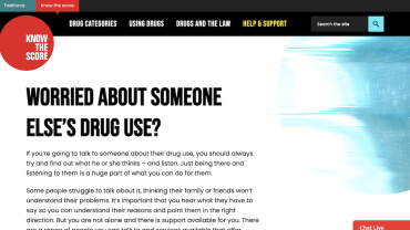 Worried About Someone Else's Drug Use?